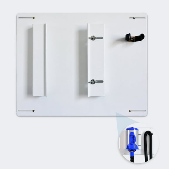 SHELANDY Pet Dryer Wall Mount with Hose Holder | Iron Hanger and Bracket Compatible to Dry Wall