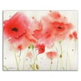 thumbnail image 3 of 22" x 18" Red Poppies by Sheila Golden - Wall Art Print on Canvas Fabric White, 3 of 3