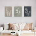 thumbnail image 4 of FCCUYE Floral Wall Art Line Flower Canvas Print Pink Botanical Pictures Poster Home Wall Decor d Minimalist Painting Artwork Set of 3 for Bedroom,Living Room Bathroom 16"x24", 4 of 7