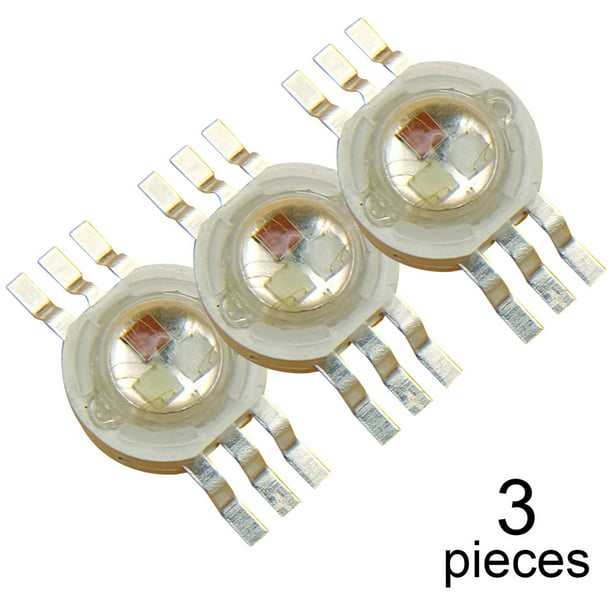 Toma 3 PCS High Power Led 3 W RGB 6 pins Super Bright Intensity SMD COB Light Emitter Components Diode 3 W Bulb Beads - Walmart.com