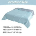 thumbnail image 3 of 79x90IN Bed Cooling System Comfortable Blankets Soft And Fluffy Comforter Cold Fabric Absorbs Body Heat Double Cool Design Soft Blanket Living Room Decor for Sofa, Couch, Bed, Camping, Travel, 3 of 9