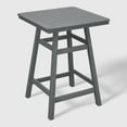 thumbnail image 3 of WestinTrends Outdoor 37" Counter Height HDPE Patio Square Bar Table, Gray, 3 of 7