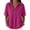 Hot Pink, variant on Polo Shirts for Women Collared Elbow Half Sleeve Breathable Casual Work Blouses V Neck Solid Athletic Shirts,Hot Pink XL