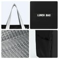 thumbnail image 4 of Unique Bargains Insulated Lunch Bag for Women and Men for Work Office Black, 4 of 6
