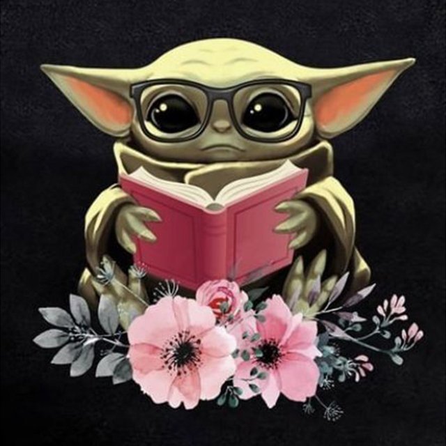 (SZX1667) Hilo Algodón Ecológico Bordado 11CT Impresión 3 Hebras 40*40cm Kit Serie Dibujos Animados Punto Cruz Yoda