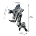 thumbnail image 5 of MOMOJIA Vibration Proof Car Vent Phone Bracket Y Shaped ABS Design Tool Less Installation, 5 of 19