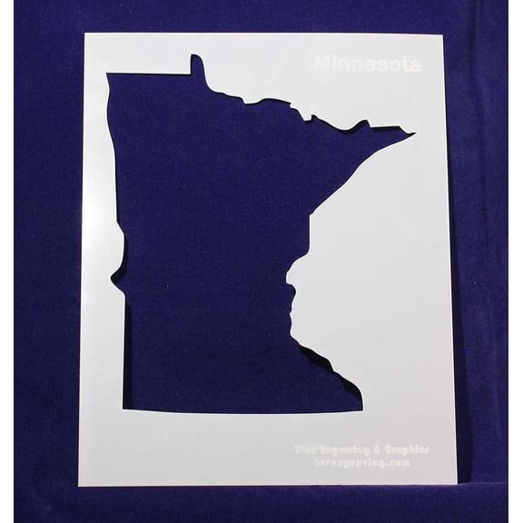 State of Minnesota Stencil 14 Mil 8" X 10" Painting /Crafts/ Templates