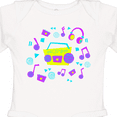 thumbnail image 4 of Inktastic '80s Boom Box music Boys or Girls Long Sleeve Baby Bodysuit, 4 of 5