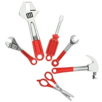 GOOHOCHY 6Pcs Pretend Toy Miniature Repair Tools for Dollhouse Garden and Living Room Decor