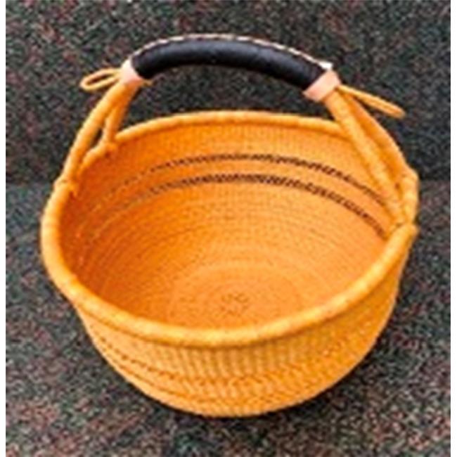 Savanna RB14 Open Weave Round Market Basket, Natural