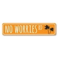 thumbnail image 2 of No Worries Road Novelty Decor, Metal Wall Sign - 4x18 Inches, 2 of 4
