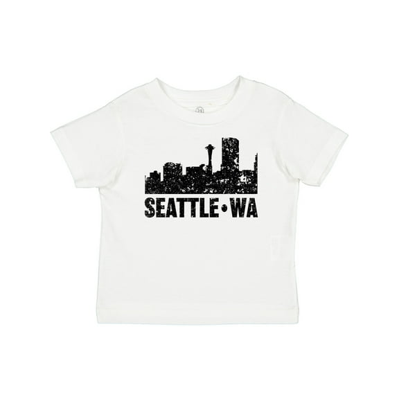 Inktastic Seattle Skyline Grunge Boys or Girls Baby T-Shirt