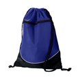 thumbnail image 2 of Augusta Tri-Color Drawstring Backpack 1920 Columbia Blue/Black/White Os, 2 of 3
