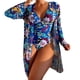 thumbnail image 1 of MKLEKYY Trajes De Baño Mujer Women Floral Print Swimsuits Deep V Neck Swimwear Women 2 Bathing Suit Sexy Monokini Suits Summer Wear Beach Cover Ups, 1 of 6