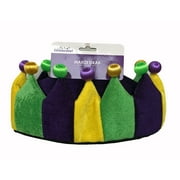 Madri Gras Way To Celebrate Light Up Plush Crown