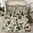 thumbnail image 2 of jejeloiu Mallard Camo Twin Sheet Set (3-Piece) Hunting Farmhouse Luxury Decor, 2 of 7