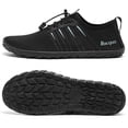 thumbnail image 4 of Racqua Men Women Water Shoes Quick Dry Beach Barefoot Shoes Swim Anti Slip Aqua Shoes Lightweight Slip on Fishing Diving Surfing Shoes Black 5 Women/4 Men, 4 of 7