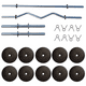 thumbnail image 1 of Kit de Pesas Sady Sport Barra Recta Barra Z Mancuernas 10 Discos de 2.5kg, 1 of 5