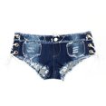 thumbnail image 1 of Decodeary Shorts en Denim de Coton Performance Dance Pole Jeans Taille Basse Été Bleu G 1ensemble, 1 of 6