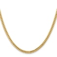 thumbnail image 2 of TheJewelryHut Designer 14k 3.5mm Solid Miami Cuban Chain, 2 of 2