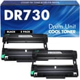 thumbnail image 1 of Dr730 Dr-730 Unidad De Tambor De Repuesto Compatible Con Brother Drum Dr730 Dr-730 Dr 730 Para Impresora Mfc-L2710Dw Mfc-L2750Dw Hl-L2395Dw Hl-L2370Dw Dcp-L2550Dw Mfc-L2750Dwxl (Negro, 1 of 1