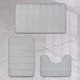 thumbnail image 1 of Juego de alfombrillas de baño de espuma viscoelástica suministros de baño lavables a máquina Extra absorbentes 3 uds., 1 of 5