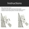 thumbnail image 3 of Multifunction Inclinometer Universal Slope Angle Meter Gauge Measuring Instrument For Household Industrial Use, 3 of 8