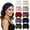 Multicolored 02, variant on 10PCS Wide Knotted Headbands for Women, Stretchy Soft Fabric Turban Hair Bands, 5.1" Wide