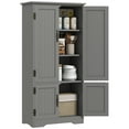 thumbnail image 1 of HOMCOM 48" Kitchen Pantry, Kitchen Storage Cabinet with Shelves, Grey, 1 of 10