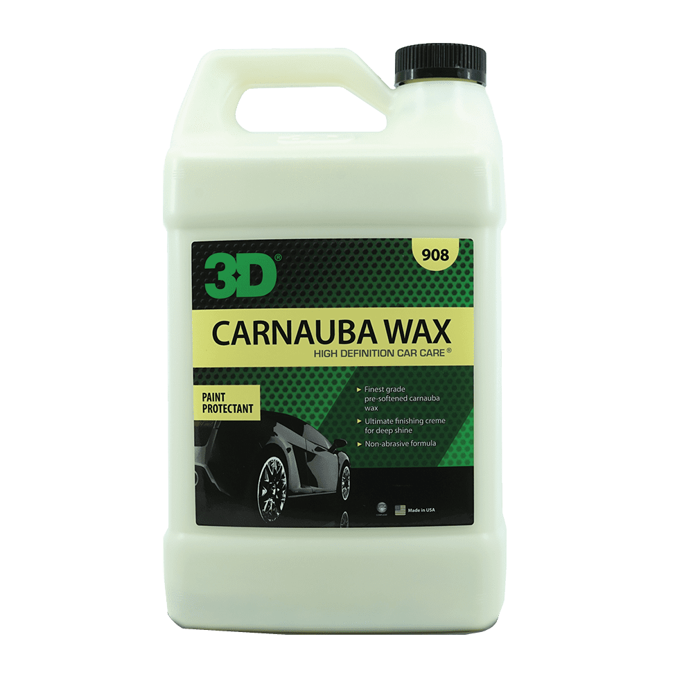 3D Carnauba Wax High Gloss, Deep Shine Brazilian Carnauba Liquid Wax
