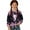 Axolotl Butterfly Cherry Blossom, variant on Dragon Cherry Blossom Print Girls Long Sleeve Shirts Casual Crewneck Tops Fall Clothes Front Tie Basic Tees Twist Knot T Shirts Outfits, 11-12 Year