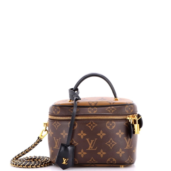 Pre-Owned Vanity Handbag Reverse Monogram Canvas PM By Rebag