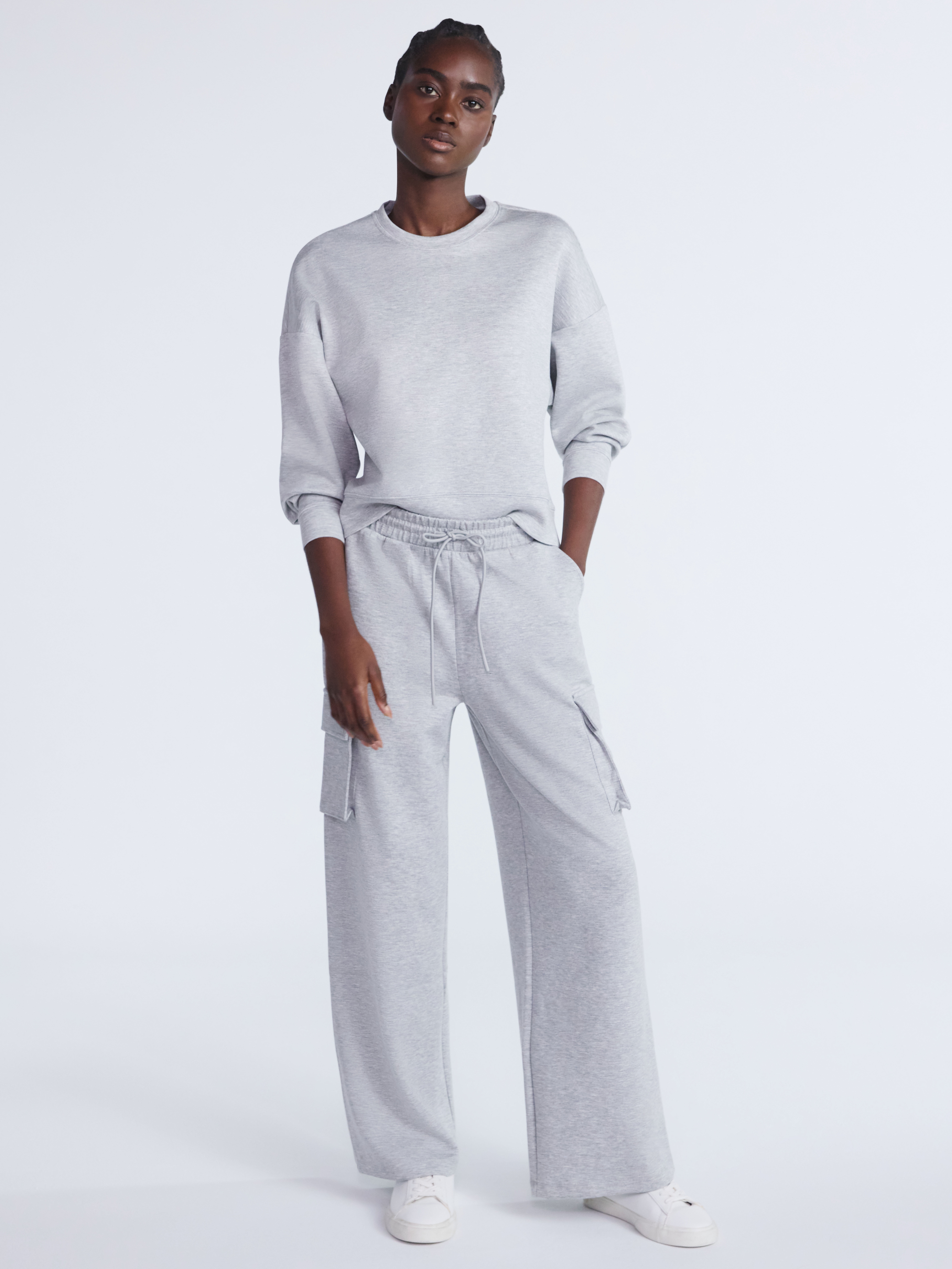Scoop Women's and Women's Plus New Scubaknit Cargo Pants, Sizes XS-4X