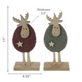 thumbnail image 3 of Renne En Corde Sur Pied (28 Cm) (Assorti) - Lot De 2, 3 of 3