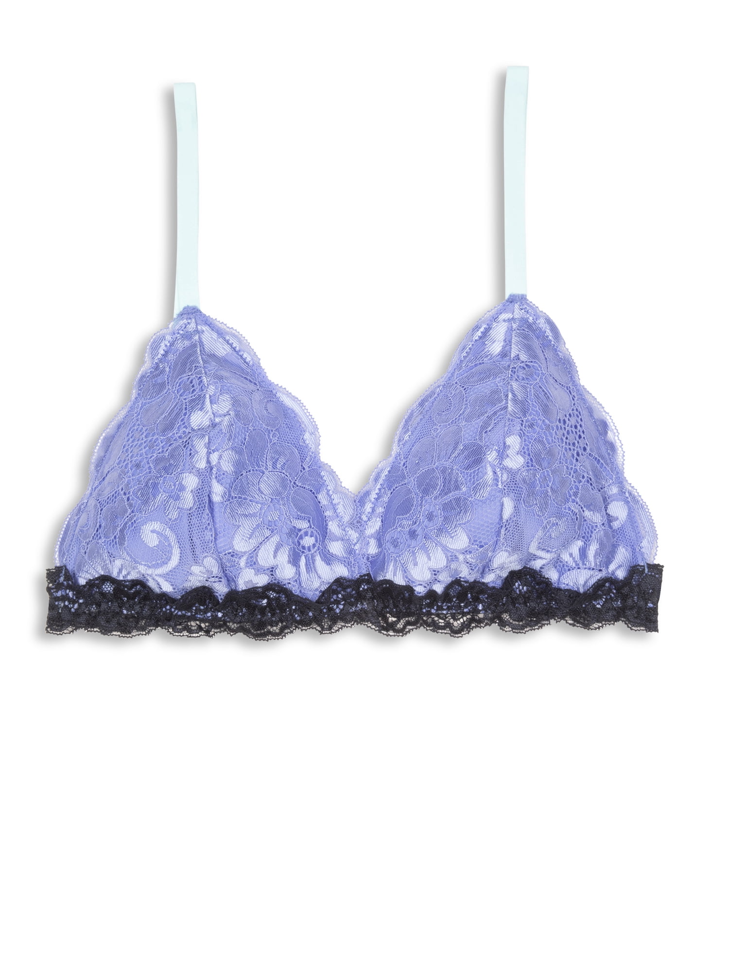 No Boundaries Juniors' Color Pop Triangle Lace Bralette
