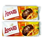 Roshen Lovita Jelly Cookies, Biscuits with Orange Flavored Jelly Filling 4.8 oz/135grams, Kosher, Pack of 2