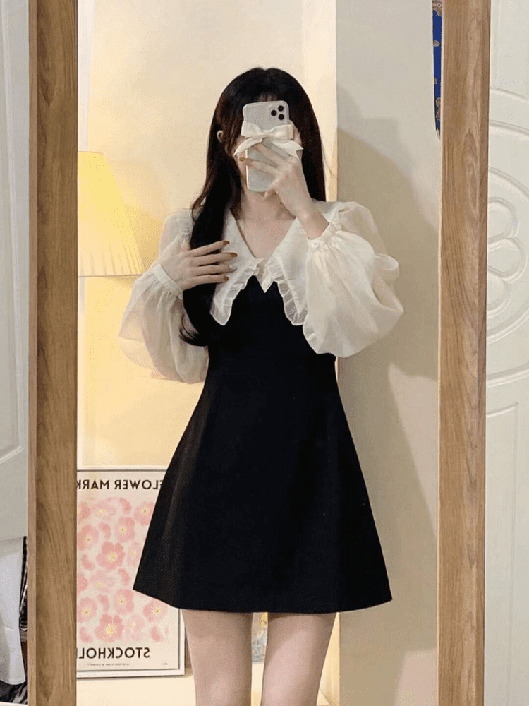 [ROMANTIC CROWN]★韓国大人気★PLEATS SUMMER DRESS ROMANTIC CROWN]☆韓国大人気☆PLEATS SUMMER DRESS