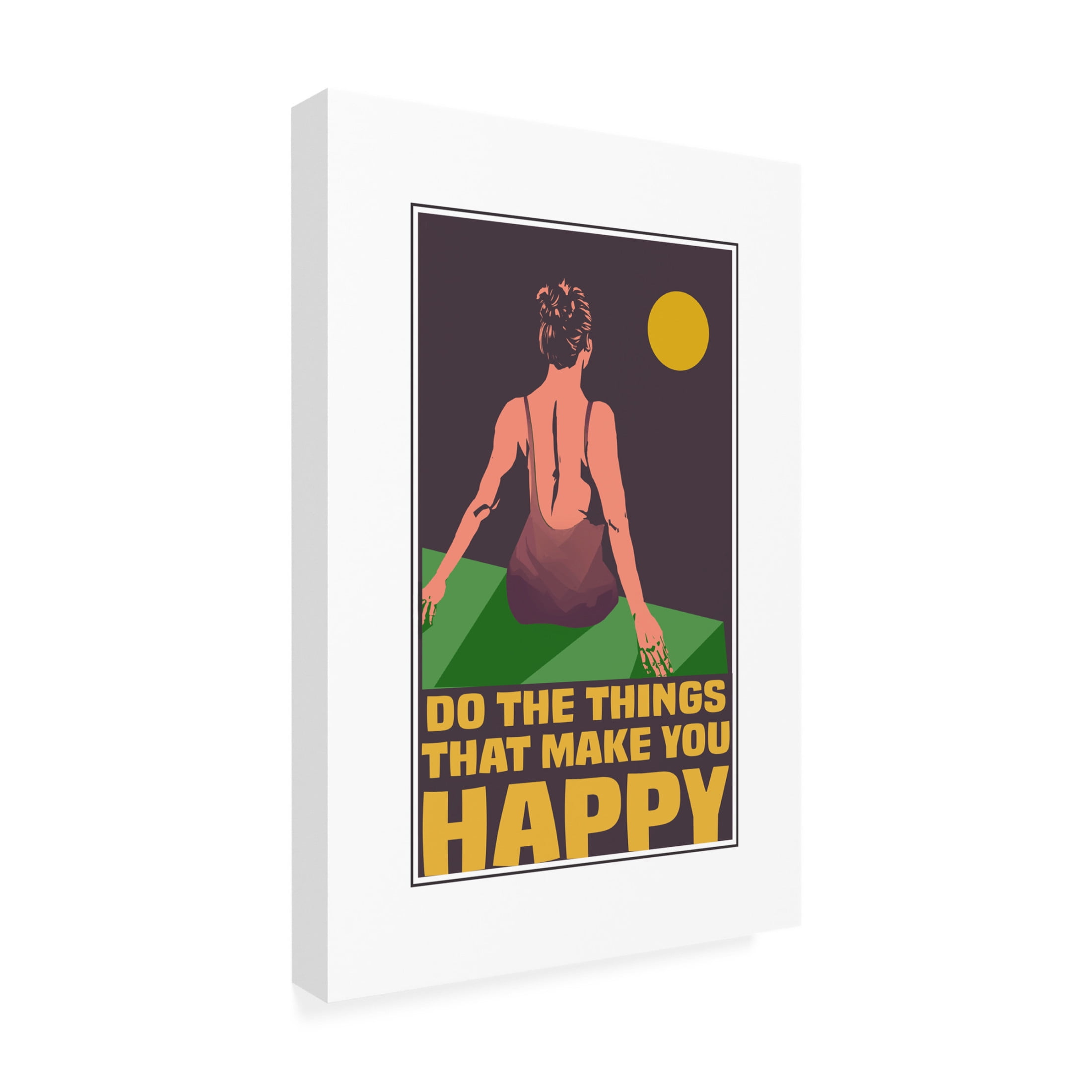 Trademark Fine Art Dionisis Gemos Happy Things Canvas Wall Art