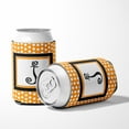 thumbnail image 5 of Letter J Initial Monogram - Orange Polkadots Can or Bottle Beverage Insulator Hugger, 5 of 5