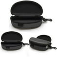 thumbnail image 2 of Large Zippered Hard Case For Eyeglasses & Sunglasses – EVA Foam, Belt Clip, Fits Oakley, Ray-Ban & More 2 of 11
