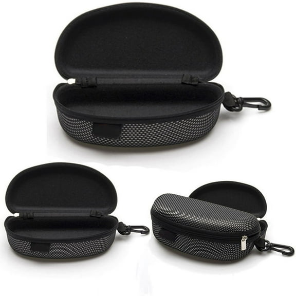 SSKFHGI Zipper Eye Glasses Sunglasses Hard Case Box Portable Protector Holder Nice