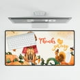 thumbnail image 4 of Happy Thanksgiving Bloodhound with Turkey Pumpkins Autumn Vibes Desk Mat Full Keyboard Mouse Pad Dog Lover Large Mousepad - 12018, 4 of 5