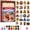 K11# (Christmas Blind Box D), variant on Christmas Craft Advent Calendar DIY Diamond Art Kit 24 Acrylic 2D Flat Hanging Ornaments Cat Pattern Pendants for Tree Decor