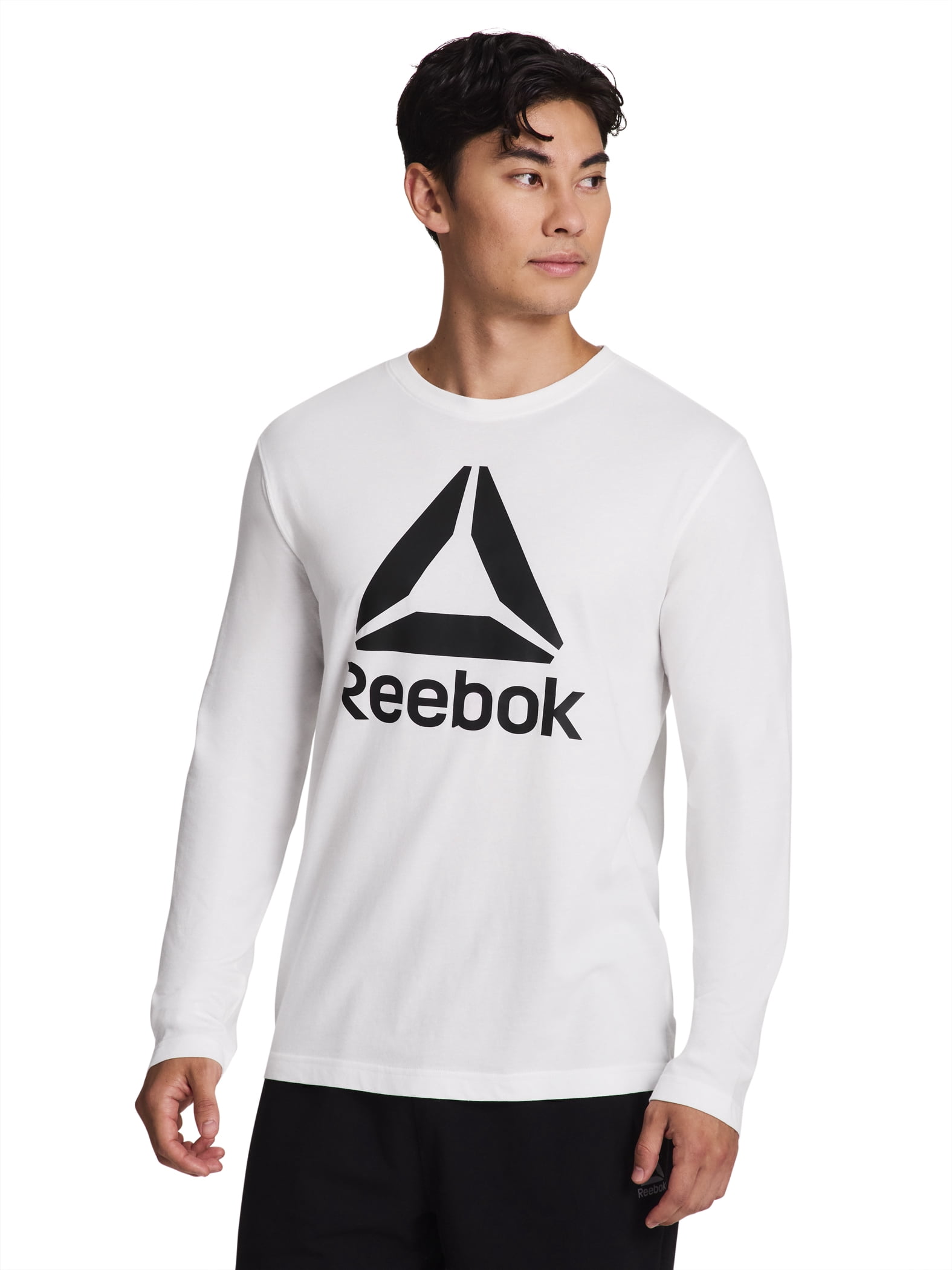 Reebok Men's and Big Men's Core Graphic Long Sleeve Top, Sizes XS-5XL