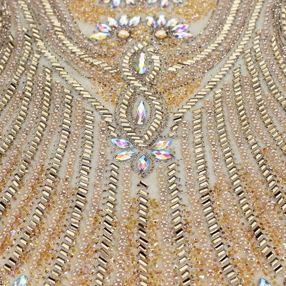 Large Hot Fix Rhinestones Applique Crystal Iron on Patches Trimming Embellishment for Party Dress Clothes Decorated 1 Piece