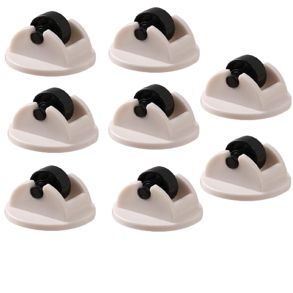 LanSuare 8PCS Self Adhesive Caster Wheels, Appliance Slider, 360° Rotating Rollers for Kitchen, Air Fryers, Coffee Makers, Trash Can, Storage Boxes and Small Furniture