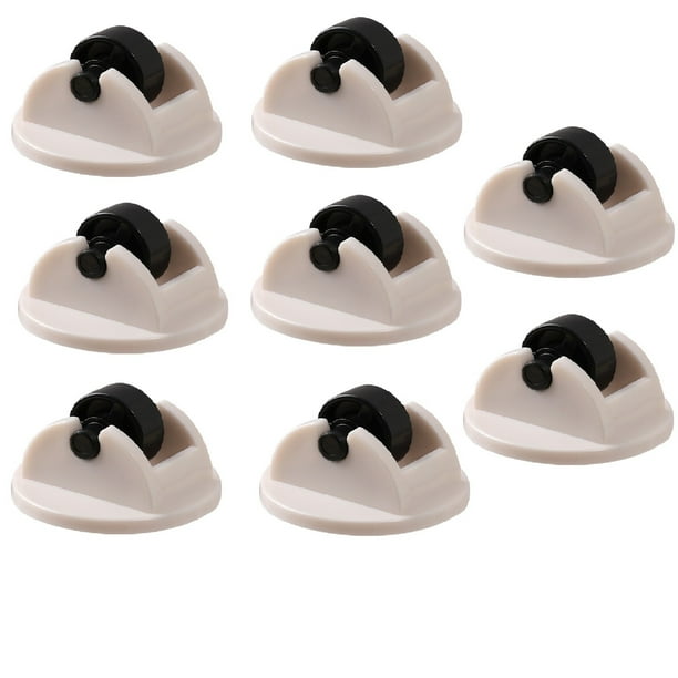 Ruedas giratorias (paquete de 8) de plástico para muebles, ideales para cubos de basura, cajas de almacenamiento y organizadores de juguetes. Ruedas pequeñas, resistentes y duraderas. Fácil