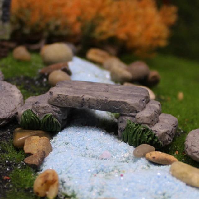 REOFLYUP 1 Ensemble de Pierres de Pas Champignon en Résine Grise Décorative pour Jardin