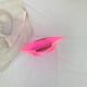 thumbnail image 2 of Bolsos transparentes para mujer Bolsos de almacenamiento de embrague de playa de PVC transparente simple (rosa), 2 of 8