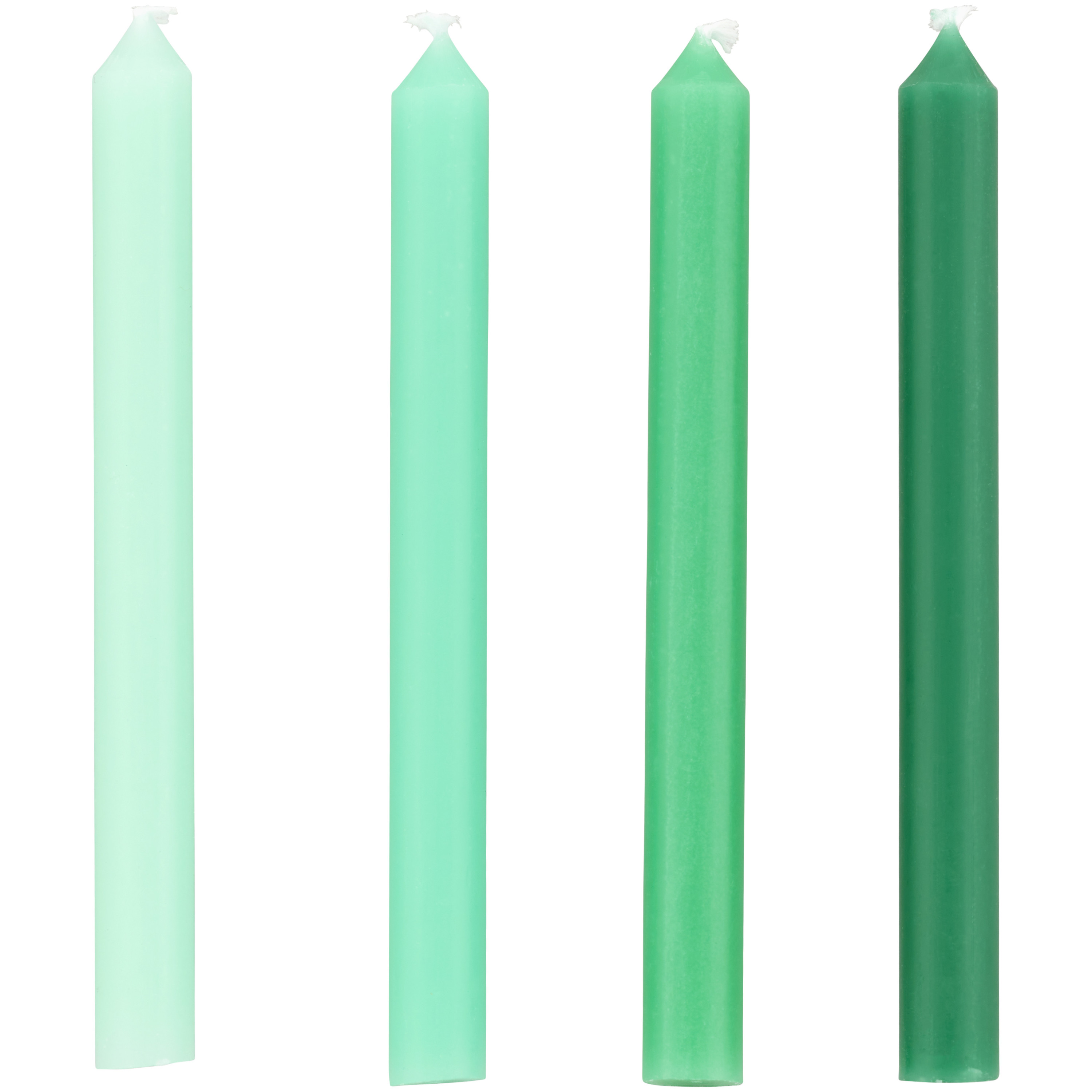 Wilton Light Green, Green and Dark Green Ombre Birthday Candles, 16-Count - image 2 of 4